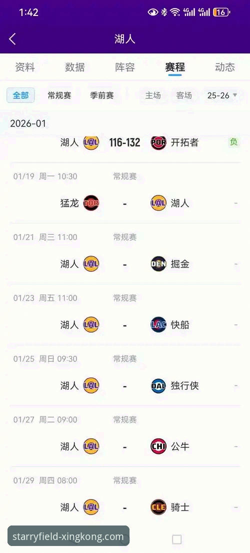 湖人锁定季后赛全程使用教程：星空体育平台带你解析这场关键逆转赛